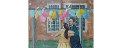 joyeux       anniversaire      toile 60x80